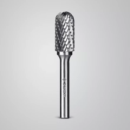 Зубр Твердосплавная борфреза C - цилиндр со сферическим концом, 12 х 25 мм (28802-12-25) купить в Нижневартовске