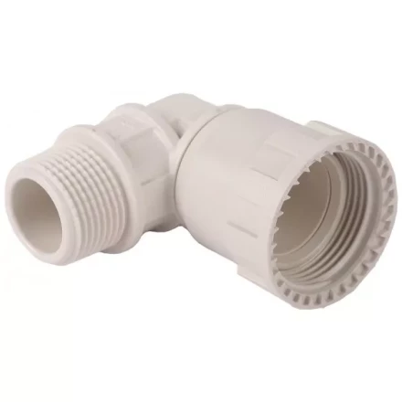 Переходник угловой 90° ЗУБР "ШиреФит" "накидная гайка - наружная резьба", 20мм - 1/2" 51485-20-1/2 купить в Нижневартовске