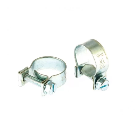 Хомуты металлические MINI 16-18 мм ширина 9 мм винтовой W1 2 шт Сибртех 47506 купить в Нижневартовске