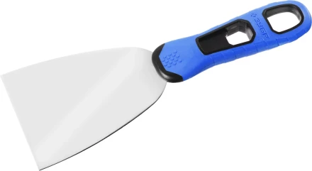 Шпатель ЗУБР "ПРОФЕССИОНАЛ" профилированное нержавеющее полотно, 2к ручка, 80мм 10049-08_z03 купить в Нижневартовске