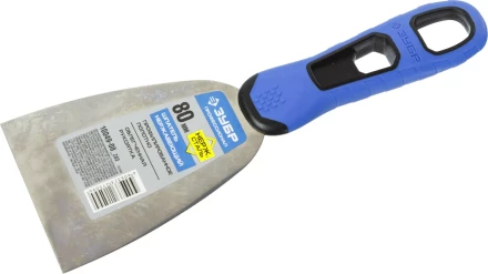 Шпатель ЗУБР "ПРОФЕССИОНАЛ" профилированное нержавеющее полотно, 2к ручка, 80мм 10049-08_z03 купить в Нижневартовске