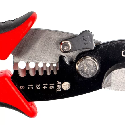 Ножницы для резки проводов КВТ MC-07 до 15 мм с функцией зачистки изоляции (86619) купить в Нижневартовске