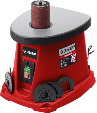 ЗУБР d 13, 19, 26, 38, 51, 76 x 115, 500 Вт, осцилляционный шпиндельный шлифовальный станок (СШО-500) купить в Нижневартовске