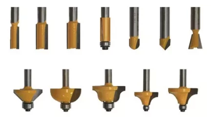 Набор фрез для декоративного применения хвостовик 8 мм 12 штук 46610 купить в Нижневартовске