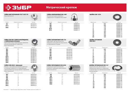 Гайка ЗУБР &quot;МАСТЕР&quot; шестигранная ГОСТ 5927-70, класс прочности 6, оцинкованная,  M14, 5кг 303550-14 купить в Нижневартовске