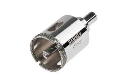 Коронка алмазная HAMMER Ф35мм HEX (DHS 35.0*65/5) купить в Нижневартовске