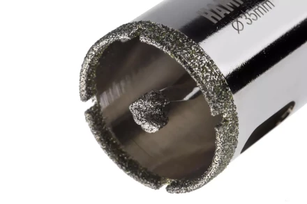 Коронка алмазная HAMMER Ф35мм HEX (DHS 35.0*65/5) купить в Нижневартовске