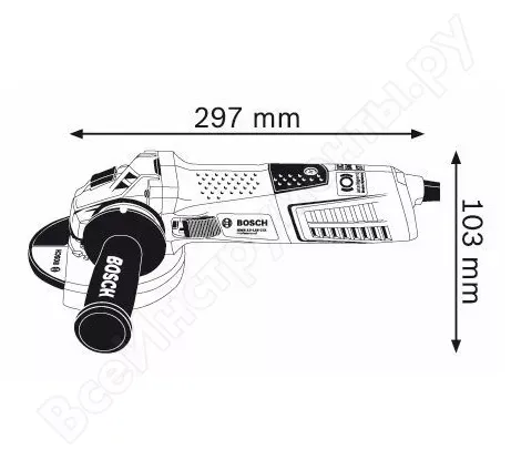 УШМ BOSCH GWS 12-125 CIX (0.601.793.102) купить в Нижневартовске