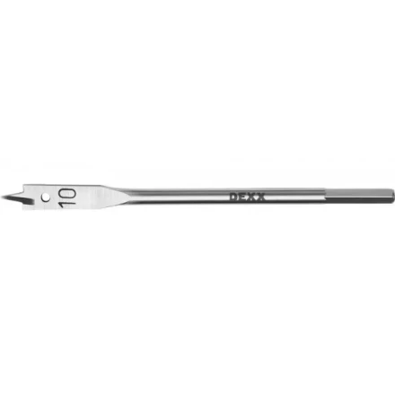 Сверло по дереву перовое, шестигранный хвостовик, DEXX 2945-10, d=10мм 2945-10 купить в Нижневартовске