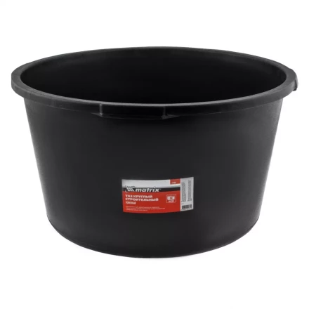 Таз круглый строительный усиленный, 90 л Matrix 81469 купить в Нижневартовске