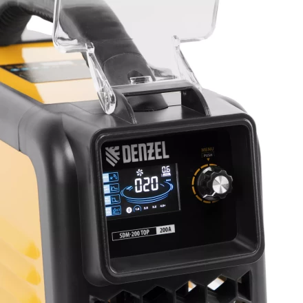 Аппарат инвертор. дуговой сварки SDM-200 Top, 200 А, ПВ 80%// Denzel 94356 купить в Нижневартовске