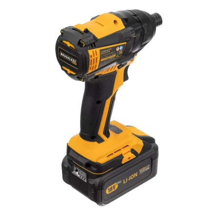 Винтоверт ударный аккумуляторный Denzel 26510 бесщеточный CID-IB-200 18В Li-Ion купить в Нижневартовске