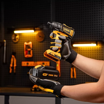 Винтоверт ударный аккумуляторный Denzel 26510 бесщеточный CID-IB-200 18В Li-Ion купить в Нижневартовске