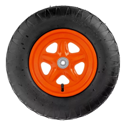 Колесо пневматическое Palisad «Звезда» 4.80/4.00-8 D380 мм, внутренний диаметр подшипника 12 мм, длина оси 80 мм, 689465 купить в Нижневартовске