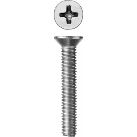 Винт ЗУБР "МАСТЕР" DIN 965, класс прочности 4.8, оцинкованный, M5x30мм, 5кг 303110-05-030 купить в Нижневартовске