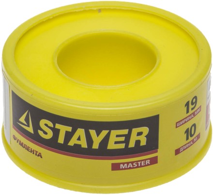 Фумлента STAYER &quot;MASTER&quot;, плотность 0,40 г/см3, 0,075ммх19ммх10м 12360-19-040 купить в Нижневартовске