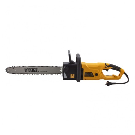 Пила цепная электрическая Denzel EDS-2200, 2.2 кВт,продольная, шина 45 см, шаг 3/8, паз 1.3 мм, 62 звена 95619 купить в Нижневартовске