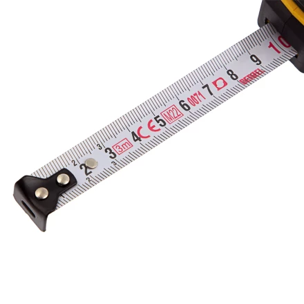 Рулетка Denzel 3м х 16мм, двухкомп. корпус, кнопка-пауза, 31541 купить в Нижневартовске