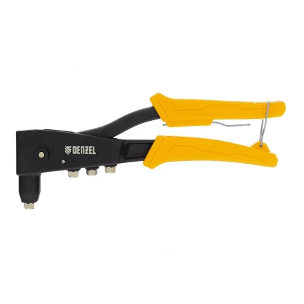 Заклепочник ручной, 255 мм Denzel, литой, усиленный, заклепки 2,4-3,2-4,0-4,8 мм 40441 купить в Нижневартовске