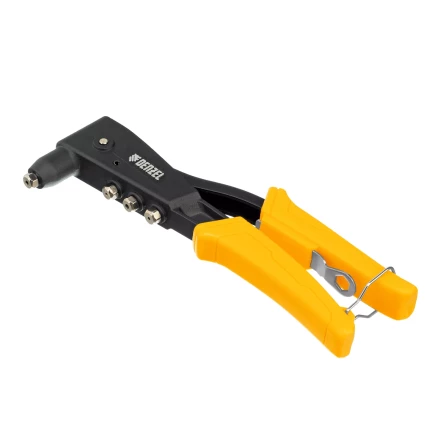 Заклепочник ручной, 255 мм Denzel, литой, усиленный, заклепки 2,4-3,2-4,0-4,8 мм 40441 купить в Нижневартовске