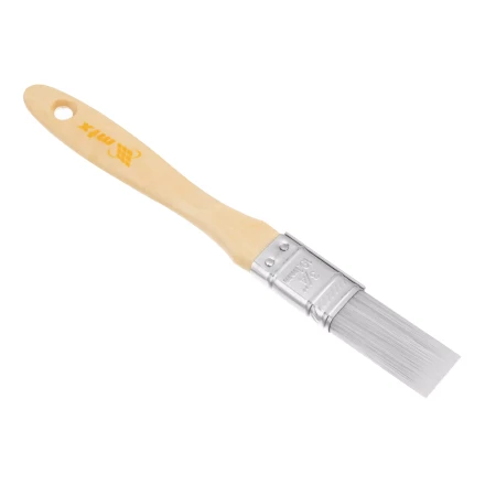 Кисть плоская для лаков "Евро" 3/4", искусственная щетина, деревянная ручка MTX 83084 купить в Нижневартовске