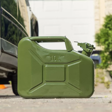 Канистра для ГСМ Stels 53144, металлическая, 10 литров купить в Нижневартовске