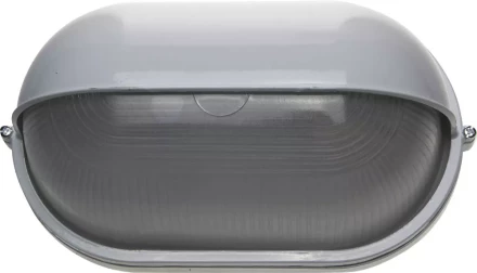 Светильник уличный СВЕТОЗАР влагозащищенный с верхним декоративным кожухом, овал, цвет белый, 100Вт SV-57223-W купить в Нижневартовске