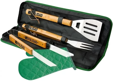 Набор приборов для барбекю 4 предмета в сумке PALISAD Camping 69578 купить в Нижневартовске