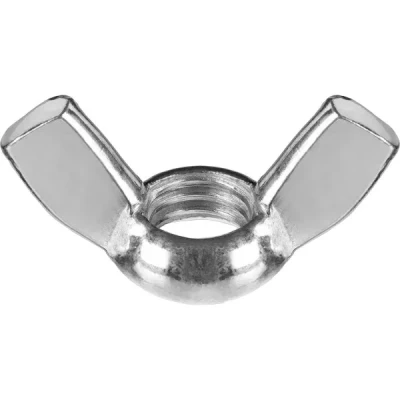 Гайка ЗУБР барашковая, DIN 315, оцинкованная,  M6, ТФ6, 5 шт. 4-303736-06