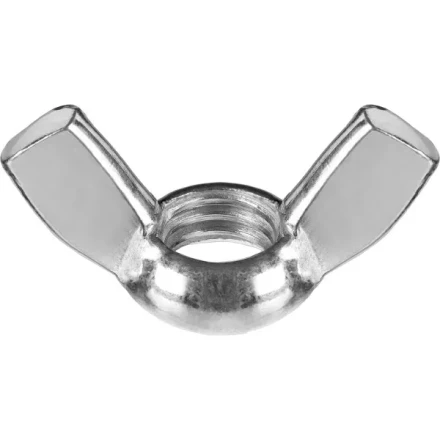 Гайка ЗУБР барашковая, DIN 315, оцинкованная,  M6, ТФ6, 5 шт. 4-303736-06 купить в Нижневартовске