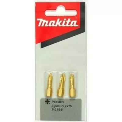 Биты Makita PZ2 25мм 3шт, алмазные (P-38641)
