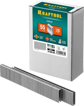 Скобы тип 18GA (55 / 90 / C) 5000 шт 31789-20 купить в Нижневартовске