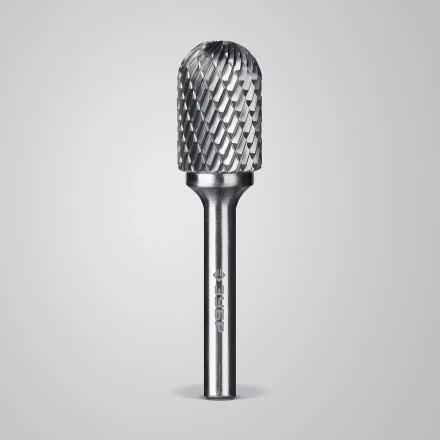 Зубр Твердосплавная борфреза C - цилиндр со сферическим концом, 16 х 25 мм (28802-16-25) купить в Нижневартовске