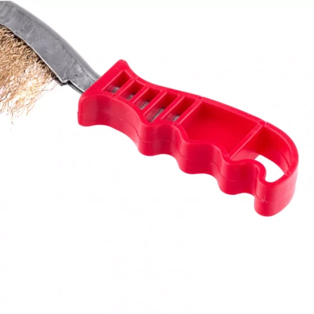 Щетка металлическая изогнутая пластиковая ручка Matrix 74839 купить в Нижневартовске