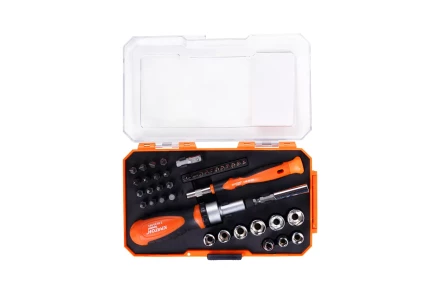Набор отверток-держателей с битами и торцевыми головками Кратон Complect SSK-03, 41 пр. в кейсе 2 09 05 003 купить в Нижневартовске