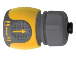 Соединитель для шланга 1/2&quot; аквастоп двухкомпонентный PALISAD LUXE 66244