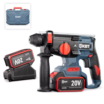 Перфоратор бесщеточный аккумуляторный КВТ HB-20-24 с оснасткой SDS-Plus до 24 мм (102589) купить в Нижневартовске