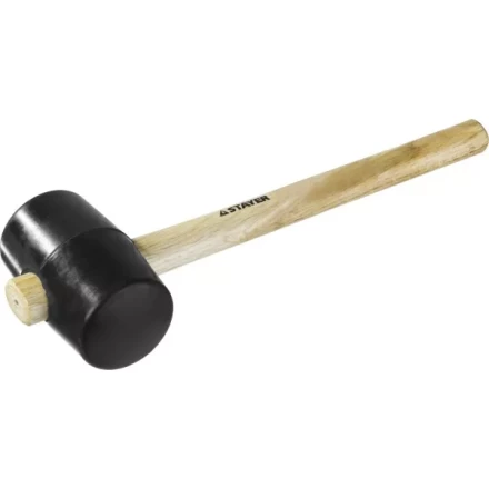 Киянка STAYER резиновая черная с деревянной ручкой, 680г 20505-75 купить в Нижневартовске
