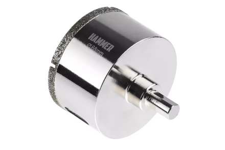 Коронка алмазная HAMMER Ф68мм HEX (DHS 68.0*65/5) купить в Нижневартовске
