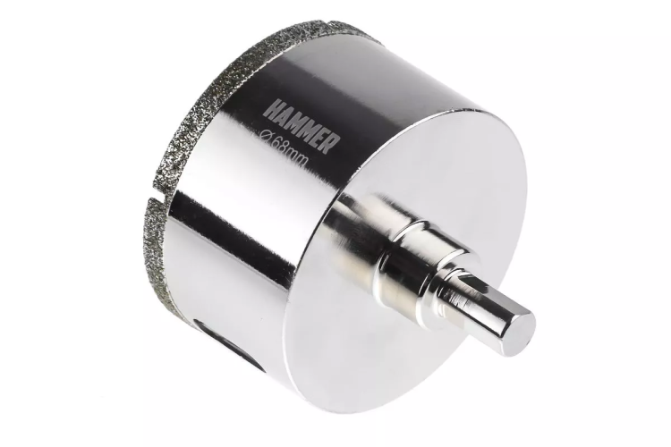 Коронка алмазная HAMMER Ф68мм HEX (DHS 68.0*65/5) купить в Нижневартовске