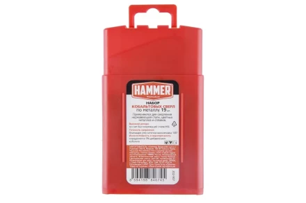 Набор сверл HAMMER No7 19шт. 1,0-10мм купить в Нижневартовске
