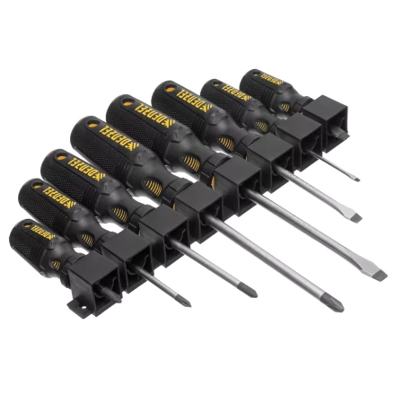 Набор отверток Denzel 12213, 8 пр., CrV, трехкомпонентная рукоятка купить в Нижневартовске