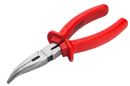 Длинногубцы Econom 160 мм изогнутые шлифованные пластмассовые рукоятки MATRIX 17494 купить в Нижневартовске