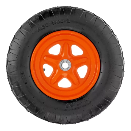 Колесо пневматическое Palisad «Звезда» 4.80/4.00-8 D380 мм, внутренний диаметр подшипника 20 мм, 689575 длина оси 80 мм купить в Нижневартовске