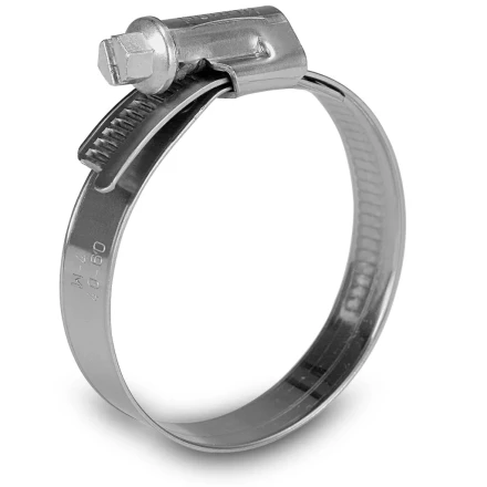 Хомуты нержав. сталь,  стандартное болтовое крепление 130-150мм, 25шт/уп,ширина 9мм   СИБРТЕХ 47592 купить в Нижневартовске