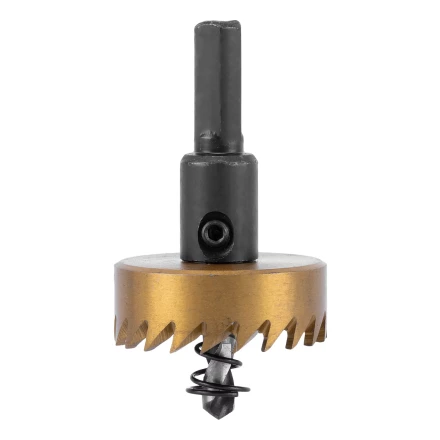 Коронка по металлу HSS, 38 мм, нитридтитановое покрытие Denzel 724111 купить в Нижневартовске