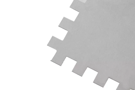 Гладилка из нержавеющей стали, 280 х 130 мм, зеркальная полировка, пластмассовая ручка, зуб 8 х 8 мм Matrix 86782 купить в Нижневартовске