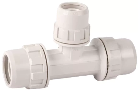 Тройник ЗУБР "ШиреФит" редукционный "штуцер с гайкой - внутренняя резьба - штуцер с гайкой", 26мм-20мм-26мм 51506-26-20-26 купить в Нижневартовске