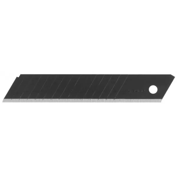Лезвия ЗУБР "ЭКСПЕРТ", "ВОРОНЕНЫЕ", сегментированные, улучш инструмент сталь У12А,15 сегментов,в боксе,18мм,10шт 09716-18-10 купить в Нижневартовске