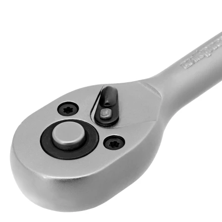 Ключ-трещотка 3/8", 45 зубьев, с быстрым сбросом, матовый хром Сибртех 14022 купить в Нижневартовске